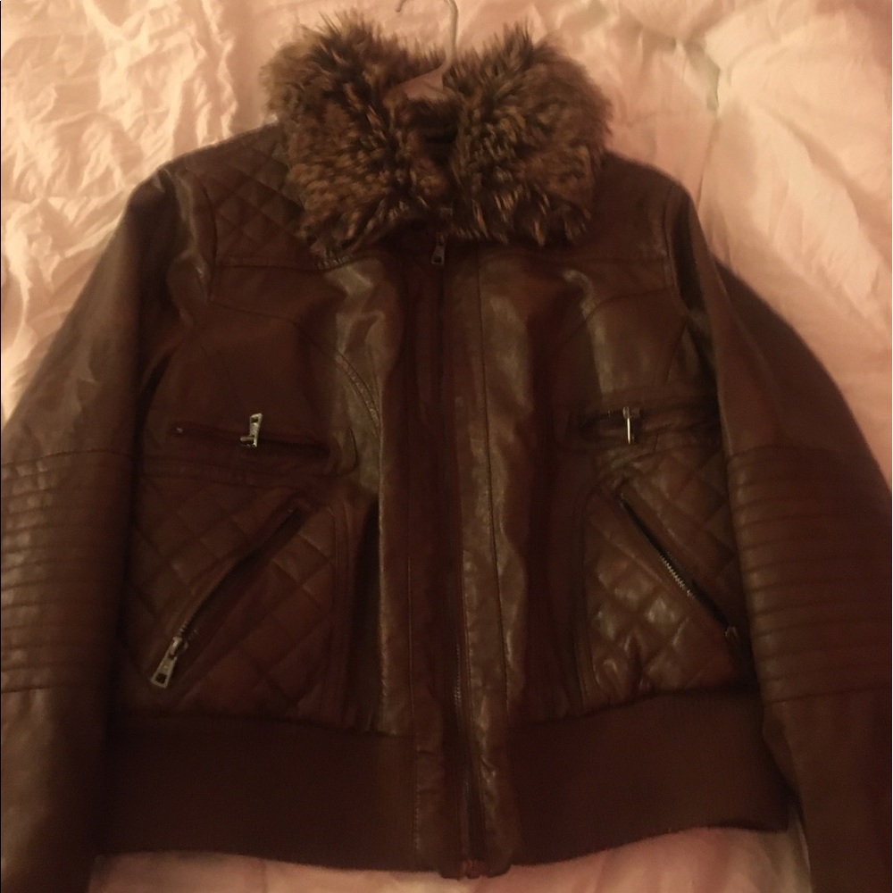 Leather jacket